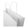 Kraft 120 g/m2 paper bag with twisted handles - XX large white | No Branding | not available | not available