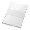 Novella Brontë A5 glossy hard cover notebook - 100 sheets White
