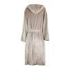 VINGA Louis luxury plush GRS RPET robe size S-M grey | No Branding | not available | not available | not available