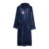 VINGA Louis luxury plush GRS RPET robe size S-M navy | No Branding | not available | not available | not available