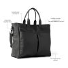 VINGA Baltimore hybrid office bag black | No Branding | not available | not available