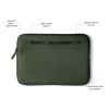 VINGA Baltimore laptop case 12-14" green | No Branding | not available | not available
