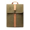 VINGA Bosler canvas backpack green | No Branding | not available | not available