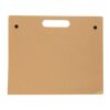Writing folder Keisha, Cardboard brown | No Branding | not available | not available