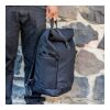 Coloma Backpack 28L rPET. Roll top closure. Fits 17" laptop Solid black | No Branding | not available | not available | not available