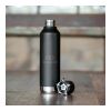 Spiglo Bottle rSS 780ml. Double wall and Leakproof. Wheel shaped lid Black | No Branding | not available | not available | not available