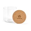 Magritte 500 Canister Borosilicate Glass 580ml. Cork lid Transparent | No Branding | not available | not available | not available