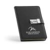 Melville A5 Notebook rPET. Metal lock and 70gsm FSC 192 pages Black | No Branding | not available | not available | not available
