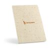 Chaucer A5 Notebook Beer Waste cover. 80gsm recycled 196 pages Champagne | No Branding | not available | not available | not available