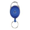RCS recycled ABS roller clip keychain blue | No Branding | not available | not available