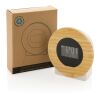 Utah RCS rplastic and FSC® bamboo LCD desk clock brown | No Branding | not available | not available