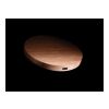 FSC®certified bamboo 5W wireless charger round brown | No Branding | not available | not available