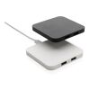 RCS recycled plastic 10W Wireless charger with USB Ports White | No Branding | not available | not available