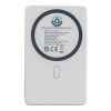 Orion RCS recycled aluminum 5000 mah 5W magnetic powerbank silver
