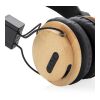 Bamboo wireless headphone brown-black | No Branding | not available | not available