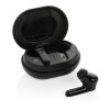 RCS standard recycled plastic TWS earbuds black | No Branding | not available | not available