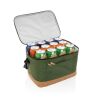 Impact AWARE RPET two tone cooler bag with cork detail green | No Branding | not available | not available | not available