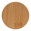 Double wall borosilicate glass with bamboo lid 250ml 2pc set White | No Branding | not available | not available