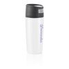 Auto leak proof tumbler White-Solid black | No Branding | not available | not available