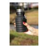 Leakproof collapsible silicone bottle with lid black | No Branding | not available | not available