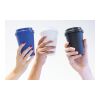 Reusable double wall coffee cup 300ml black | No Branding | not available | not available