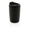 GRS Recycled PP tumbler with flip lid black | No Branding | not available | not available