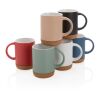Ceramic mug with cork base brown | No Branding | not available | not available