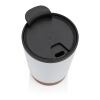 GRS RPP Stainless steel cork coffee tumbler White | No Branding | not available | not available