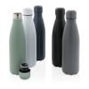 Solid colour vacuum stainless steel bottle 500 ml blue