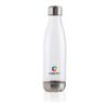 Leakproof water bottle with stainless steel lid White | No Branding | not available | not available