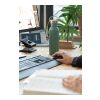 Modern stainless steel bottle with bamboo lid green | No Branding | not available | not available