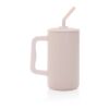 Cube RCS certified recycled steel mug 800ml pink