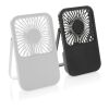 Aervina RCS recycled plastic re-chargeable desk fan black | No Branding | not available | not available