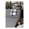 Soft plaid fleece blanket White | No Branding | not available | not available | not available