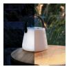 SolarGlow RCS recycled plastic USB-rechargble outdoor light White | No Branding | not available | not available