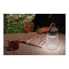 Aurora RCS recycled plastic USB re-chargeable table lamp grey | No Branding | not available | not available