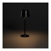 Zenic RCS recycled plastic USB re-chargable table lamp black | No Branding | not available | not available
