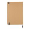 A5 recycled kraft notebook black | No Branding | not available | not available