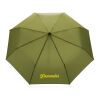 20.5" Impact AWARE RPET 190T Pongee bamboo umbrella green | No Branding | not available | not available