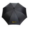 27" Impact AWARE™ RPET 190T auto open bamboo umbrella black | No Branding | not available | not available