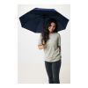 Yara 21" AWARE™ RPET solid colour umbrella with carabiner navy | No Branding | not available | not available