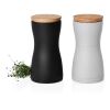 AdHoc Twin Salt and pepper mill set black-white | No Branding | not available | not available