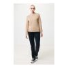 Iqoniq Denali recycled cotton crew neck undyed heather brown | XL | No Branding | not available | not available | not available