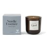 Nordic essence scented candle large blue-dark brown | No Branding