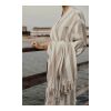 VINGA Ornos GRS hammam robe S/M beige-white | No Branding | not available | not available | not available