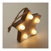 Wooden weed star with lights wood | No Branding | not available | not available
