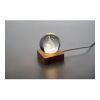 Christmas LED crystal ball wood | No Branding | not available | not available
