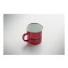Santa enamel vintage mug 300ml red