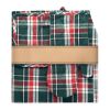 Chequered cotton kitchen set Colourful
