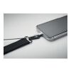 Polyester phone wrist strap black | No Branding | not available | not available | not available